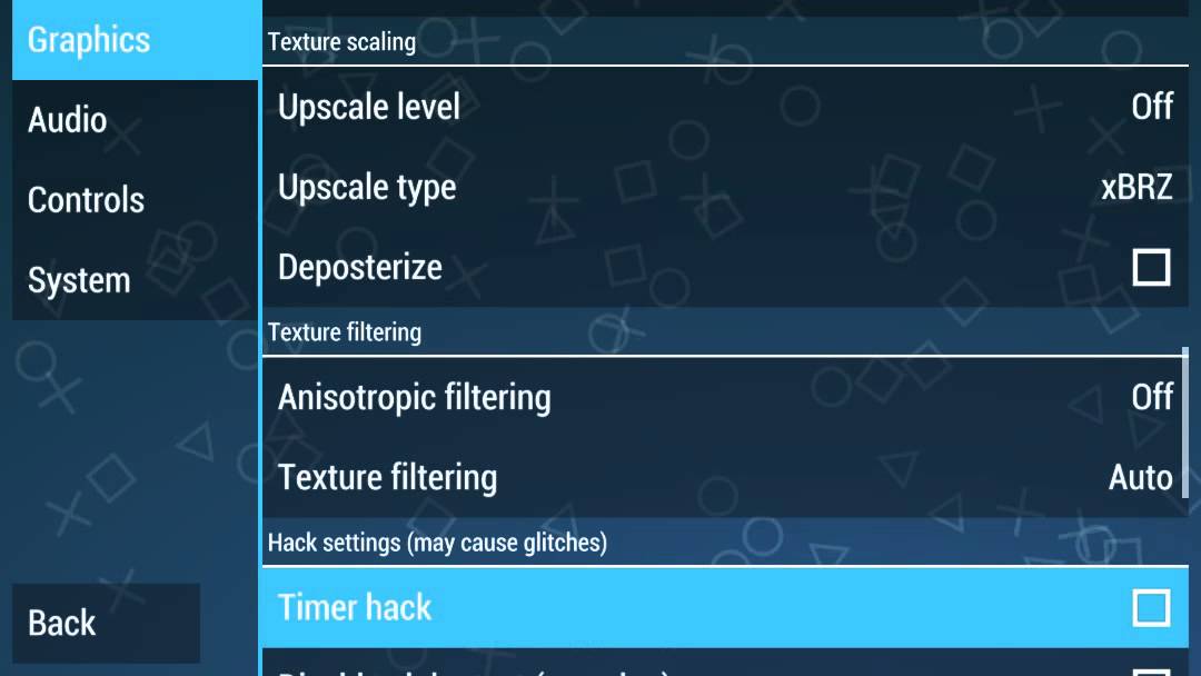 Fgraphic Settings For Ppsspp